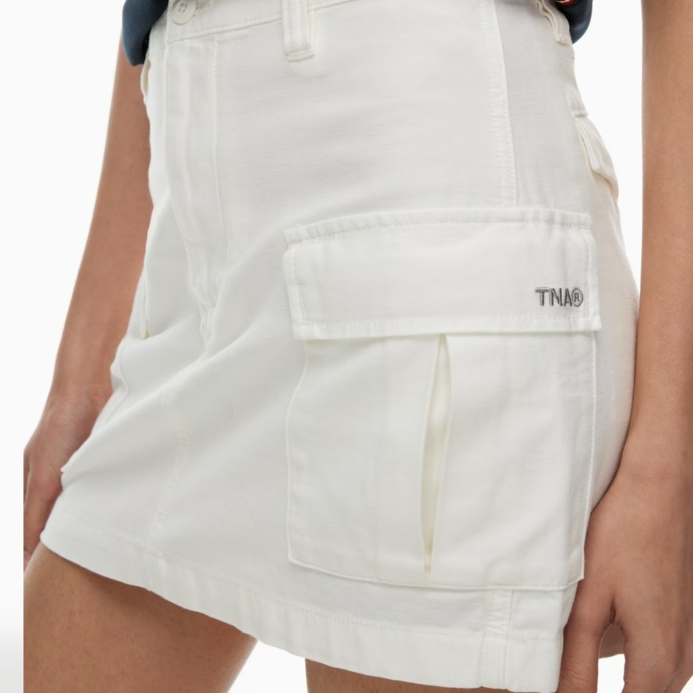 TNA Women's Cream Cargo Skort